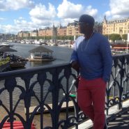 Dj Mizzy outside Vasa Museum Stockholm Sweden