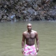 Dj Mizzy at Kauai waterfall