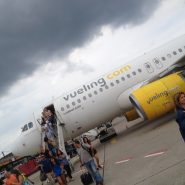 Dj Mizzy flying on Vueling