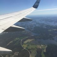 Dj Mizzy flying on a plane