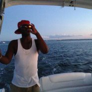 Dj Mizzy on a boat