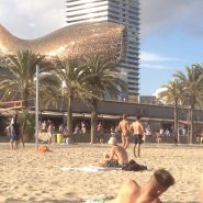 Dj Mizzy on the beach in Barcelona