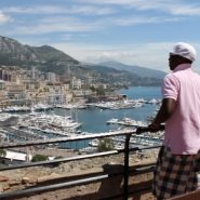 Dj Mizzy overlooking the bay Monaco