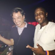 Dj Mizzy spinning with Tony Storella at Shoko Barcelona