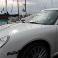 Dj Mizzy with the Porsche in Monaco