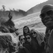 Mizzy & friends at Rhine falls